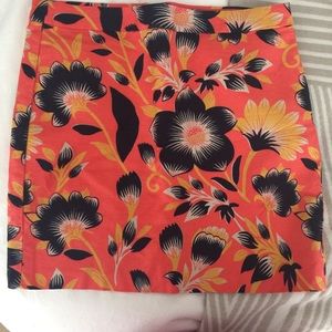 J Crew Floral Skirt